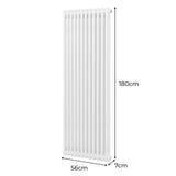 Radiateur Traditionnel à Double Colonne – 1800 x 562 mm – Blanc