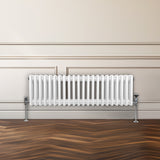 Radiateur Traditionnel à Triple Colonne – 300 x 1192 mm – Blanc