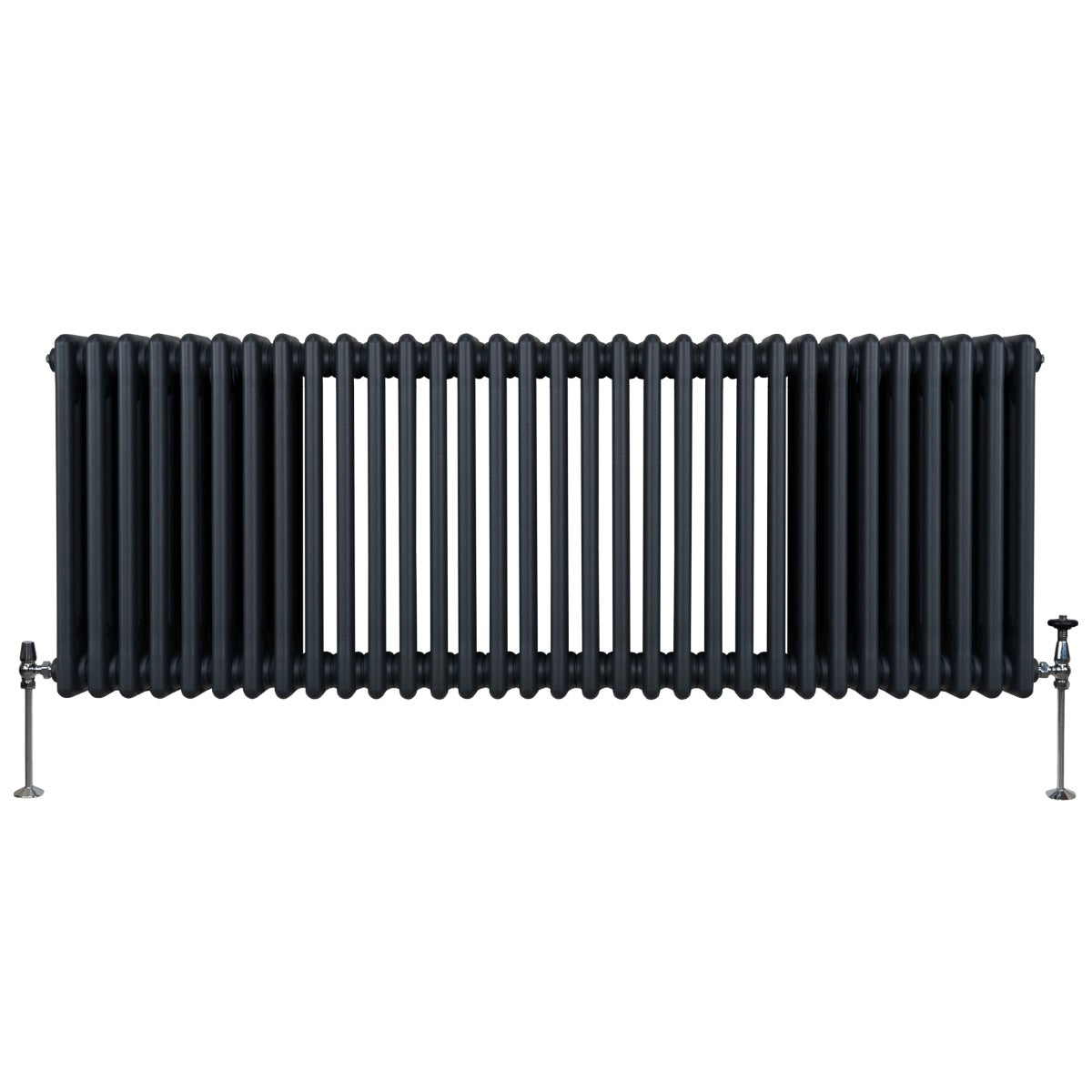 Radiateur Traditionnel à Triple Colonne – 600 x 1462 mm – Gris Anthracite