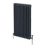 Radiateur Traditionnel à Triple Colonne – 1500 x 562 mm – Gris Anthracite