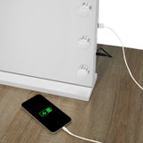 Miroir LED Bluetooth - 58 x 46 cm