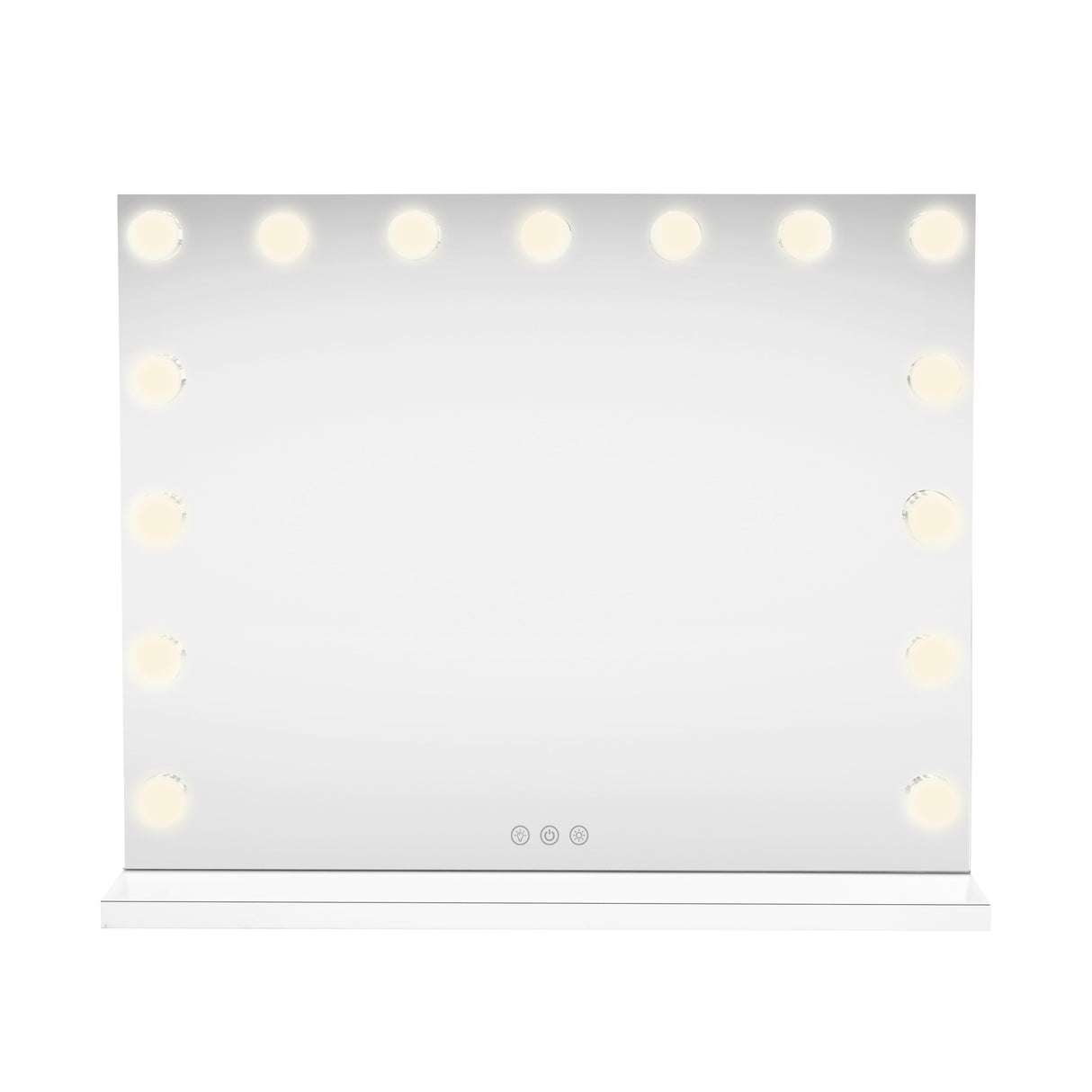 Miroir LED Bluetooth - 58 x 46 cm