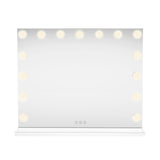 Miroir LED Bluetooth - 58 x 46 cm