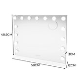 Miroir LED Bluetooth - 58 x 46 cm