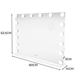 Miroir LED Bluetooth - 80 x 60 cm