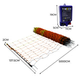 Filet Électrifiable Pour Volaille 50 M & Électrificateur