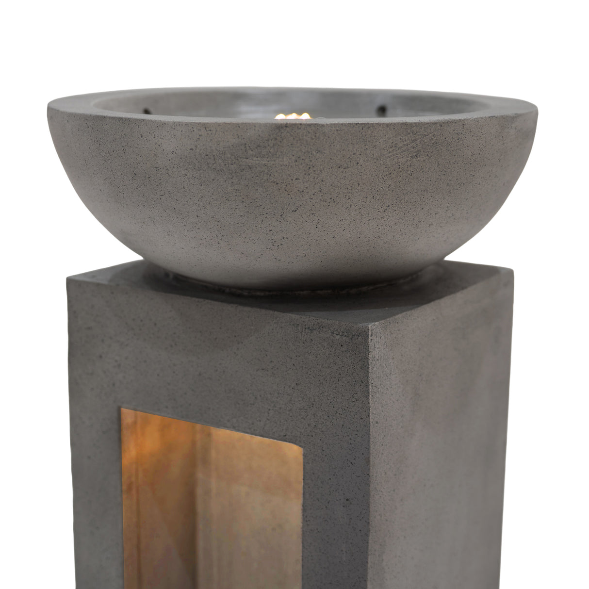 Fontaine de Jardin « Serenity Falls » Avec Éclairage LED Blanc Chaud & Brosse à Nettoyage