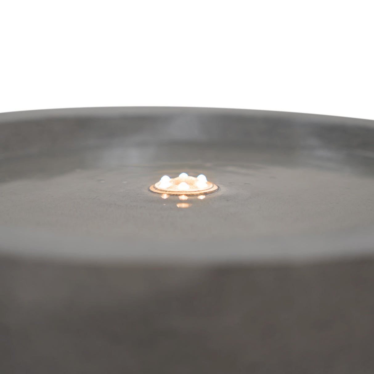 Fontaine de Jardin « Serenity Falls » Avec Éclairage LED Blanc Chaud & Brosse à Nettoyage