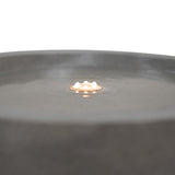Fontaine de Jardin « Serenity Falls » Avec Éclairage LED Blanc Chaud & Brosse à Nettoyage