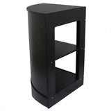 Comptoir de Vente Vitrine de Coin - Noir CM60