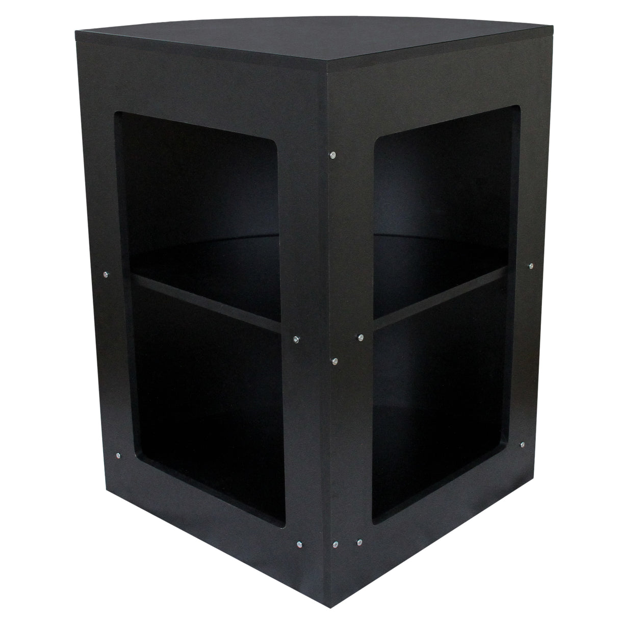 Comptoir de Vente Vitrine de Coin - Noir CM60