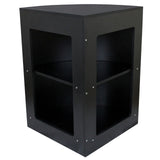 Comptoir de Vente Vitrine de Coin - Noir CM60