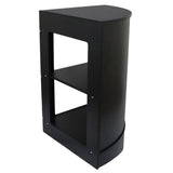 Comptoir de Vente Vitrine de Coin - Noir CM60