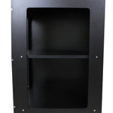 Comptoir de Vente Vitrine de Coin - Noir CM60