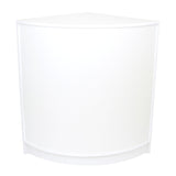 Comptoir de Vente Vitrine de Coin - Blanc CM60