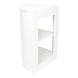 Comptoir de Vente Vitrine de Coin - Blanc CM60