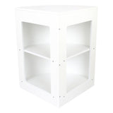 Comptoir de Vente Vitrine de Coin - Blanc CM60