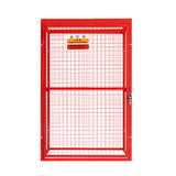Cage Métallique Rouge de Bouteilles de Gaz – 181 x 160 x 57 cm