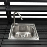 Ensemble de Cuisine Extérieure 3 Pièces en Aluminium