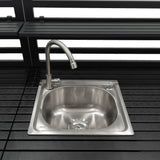 Ensemble de Cuisine Extérieure 3 Pièces en Aluminium