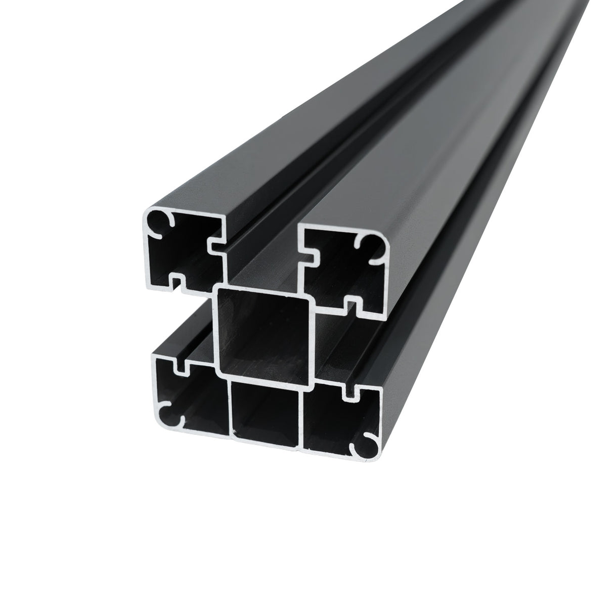 Kit Clôture Panneau Composite Incliné - Gris