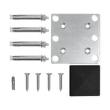 Kit Clôture Panneau Composite Incliné - Marron