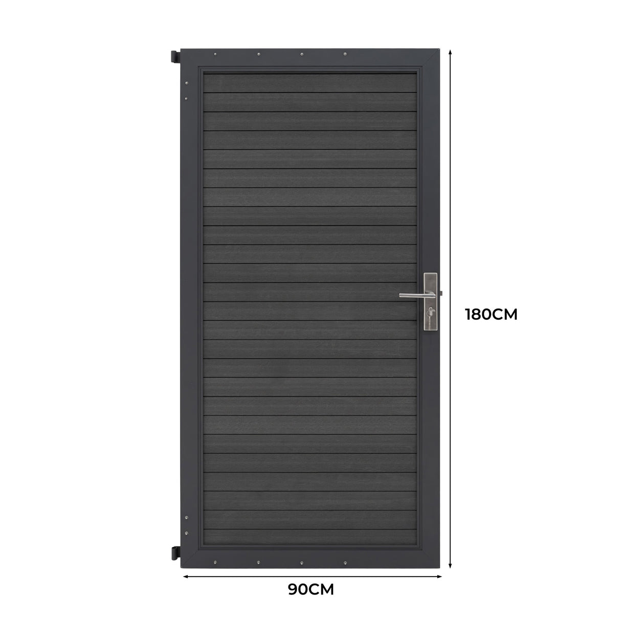 Kit Clôture Portillon en Composite - Gris