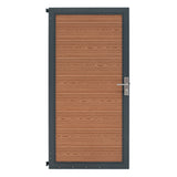 Kit Clôture Portillon en Composite - Marron