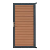 Kit Clôture Portillon en Composite - Marron