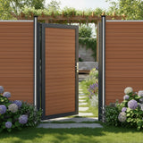 Kit Clôture Portillon en Composite - Marron