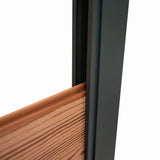 Kit Clôture Portillon en Composite - Marron