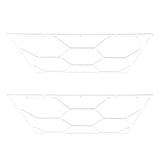 Lot de 10 Panneaux LED Hexagonaux & Bordures