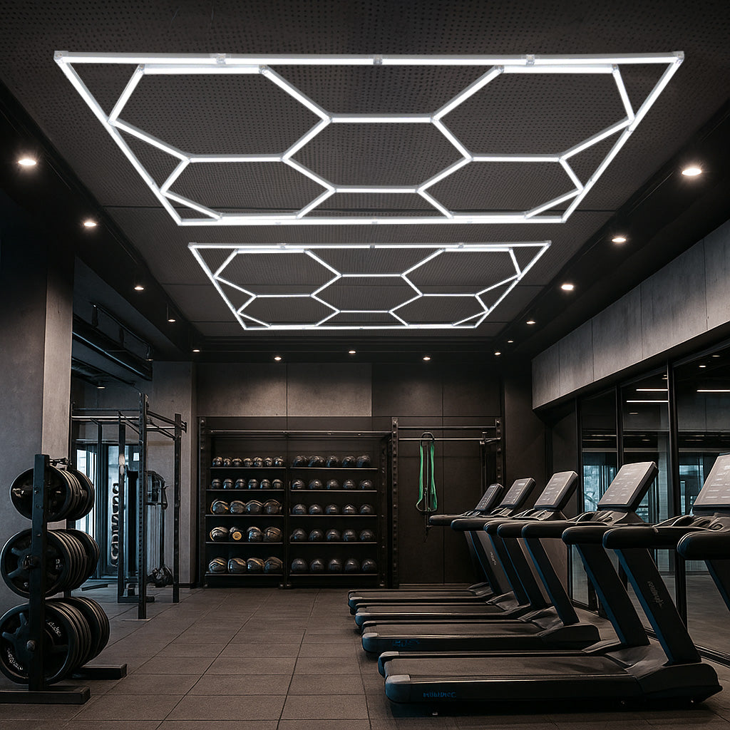 Lot de 10 Panneaux LED Hexagonaux & Bordures