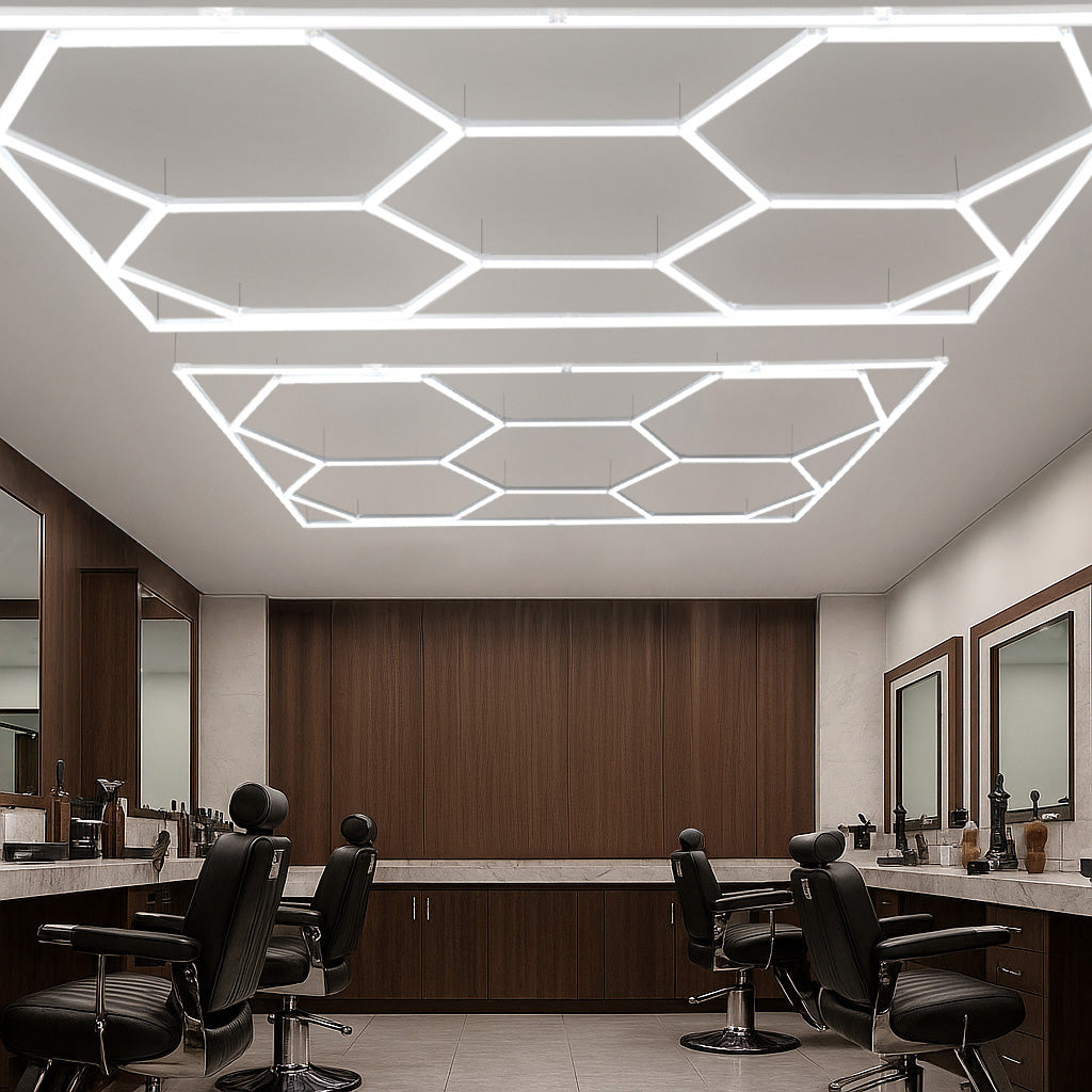Lot de 10 Panneaux LED Hexagonaux & Bordures