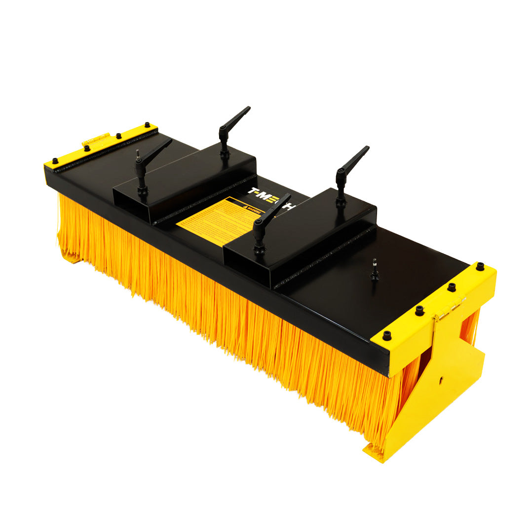T-Mech Balai Pousseur & Support Pour Chariot Élévateur