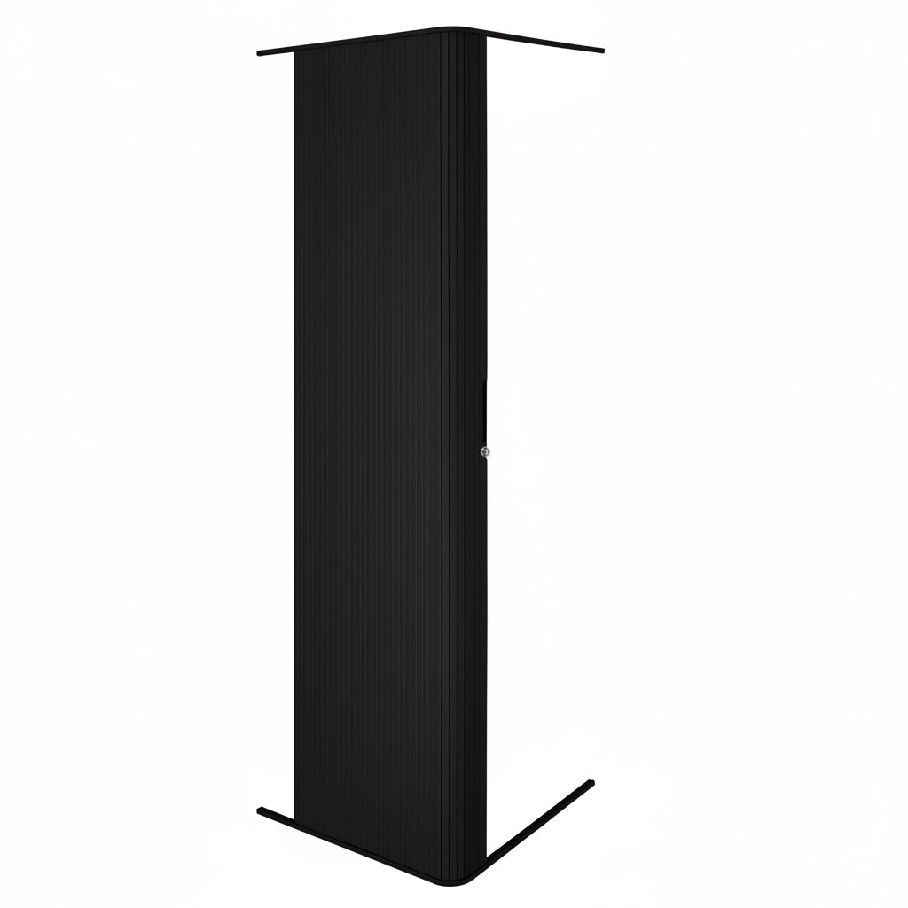 Porte de Douche Coulissante pour Camping-Car - Noir