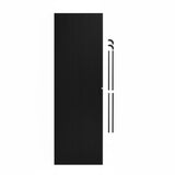 Porte de Douche Coulissante pour Camping-Car - Noir