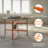 T-Mech Lot de 5 Supports en X Pour Planches de Mortier - 500 mm