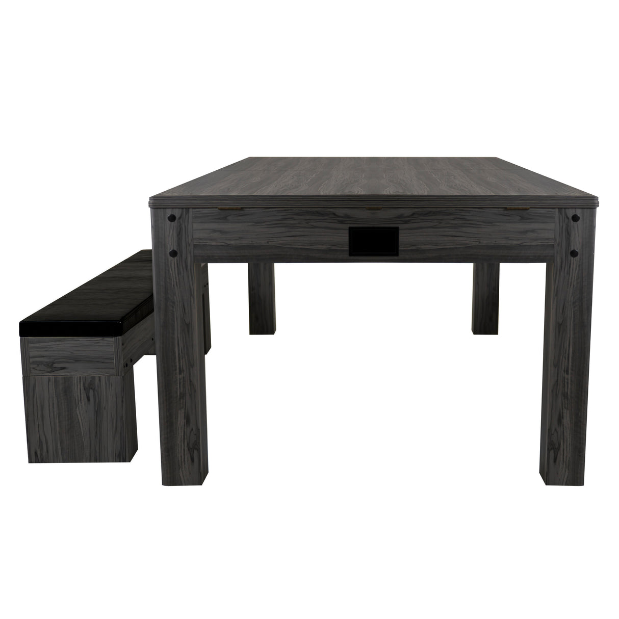 Table Multi Jeux 7 en 1 avec Banc de Rangement - Gris