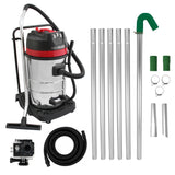 MAXBLAST Lot de Aspirateur Industriel 80 L, Perche Pour Gouttières, Caméra d'Inspection & Tuyau de 5 m