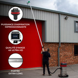 MAXBLAST Lot de Aspirateur Industriel 80 L, Perche Pour Gouttières, Caméra d'Inspection & Tuyau de 5 m