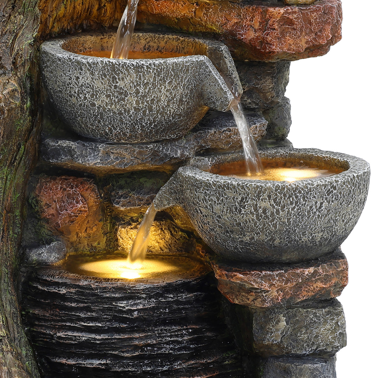 Fontaine de Jardin Éléctrique « Rustic Brook »