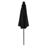 Parasol Inclinable à LED 2,7 m - Noir