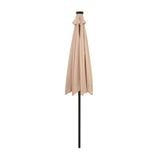 Parasol Inclinable à LED 2,7 m - Beige