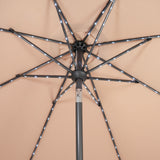 Parasol Inclinable à LED 2,7 m - Beige