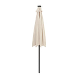Parasol Inclinable à LED 2,7 m - Crème