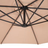 Parasol Banane à Mât Déporté 3 m - Beige