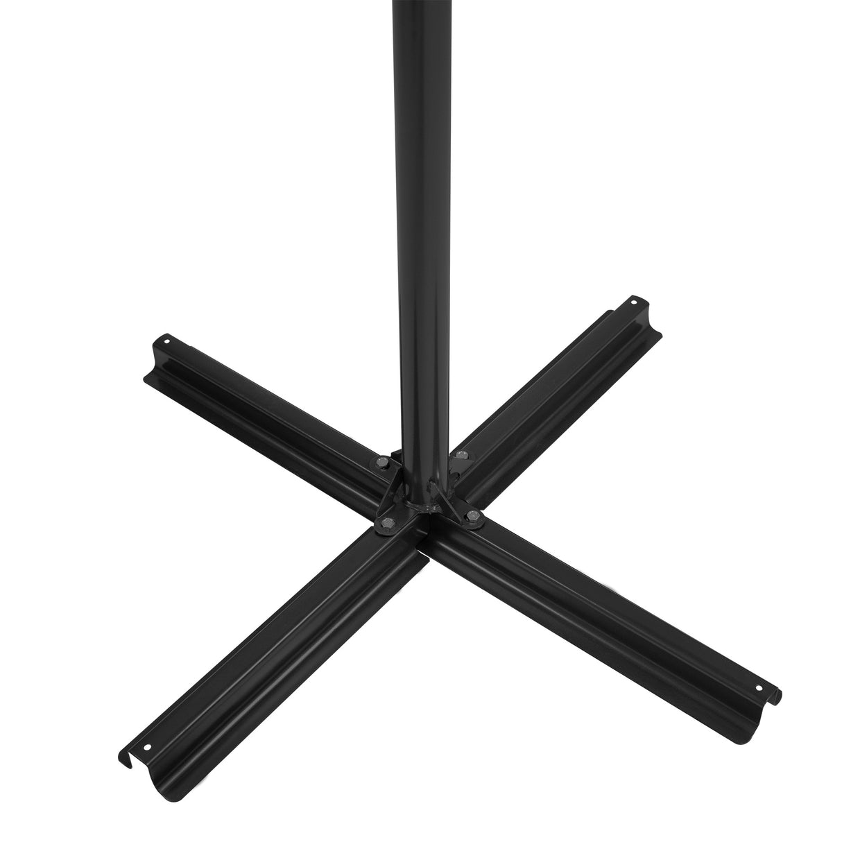 Parasol Banane à Mât Déporté à LED 3 m - Gris