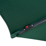 Parasol Banane à Mât Déporté à LED 3 m - Vert