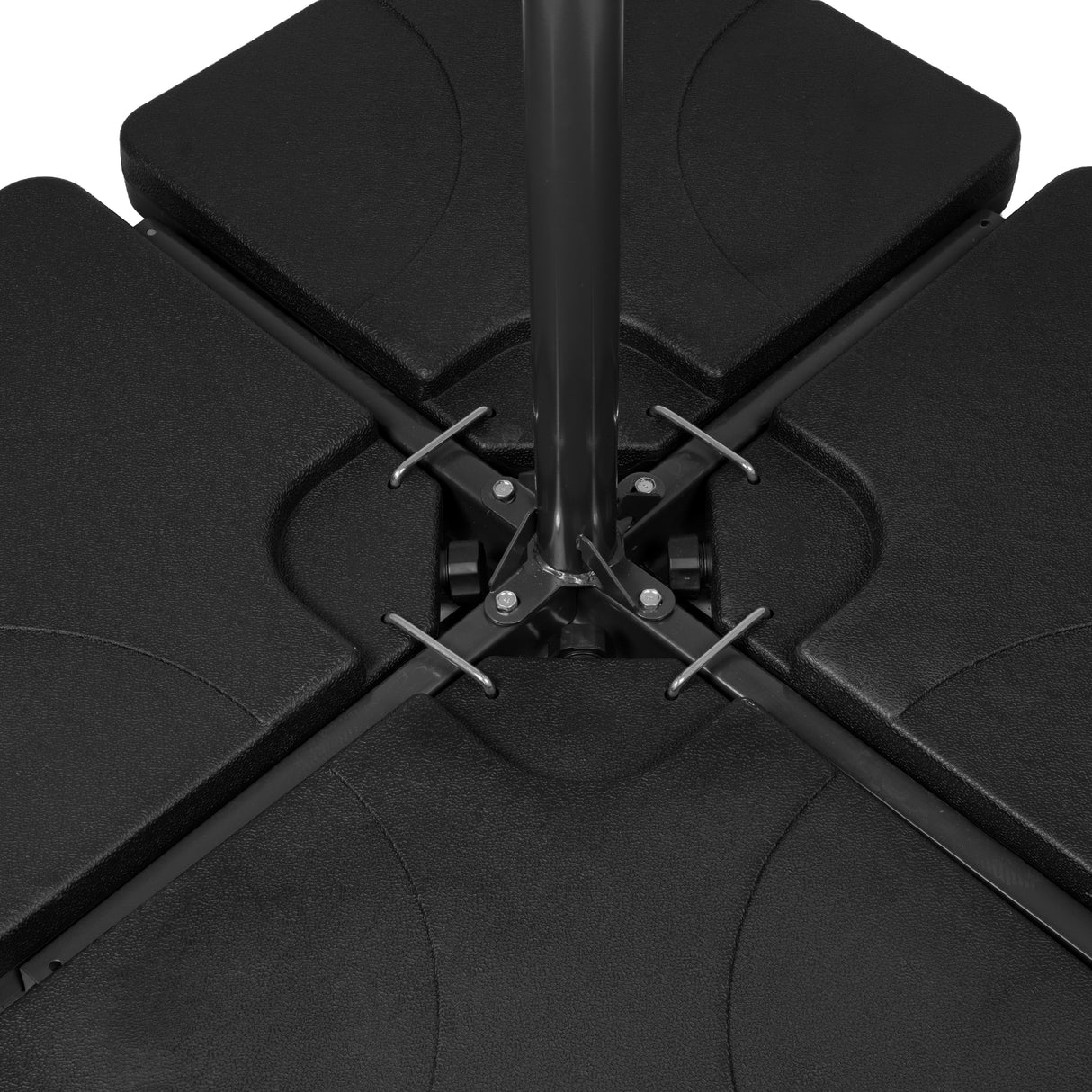 Pied Carré pour Parasol Déporté (4 Coins Carrés)